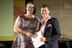 Andrea Sutton ERA CEO with Sharon Paula, Finalist, Exceptional Woman in Resources
