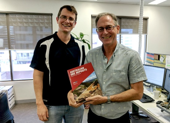 ERA Senior Geophysicist Andrew McLellan and ERA Senior Geologist Stephen Pevely